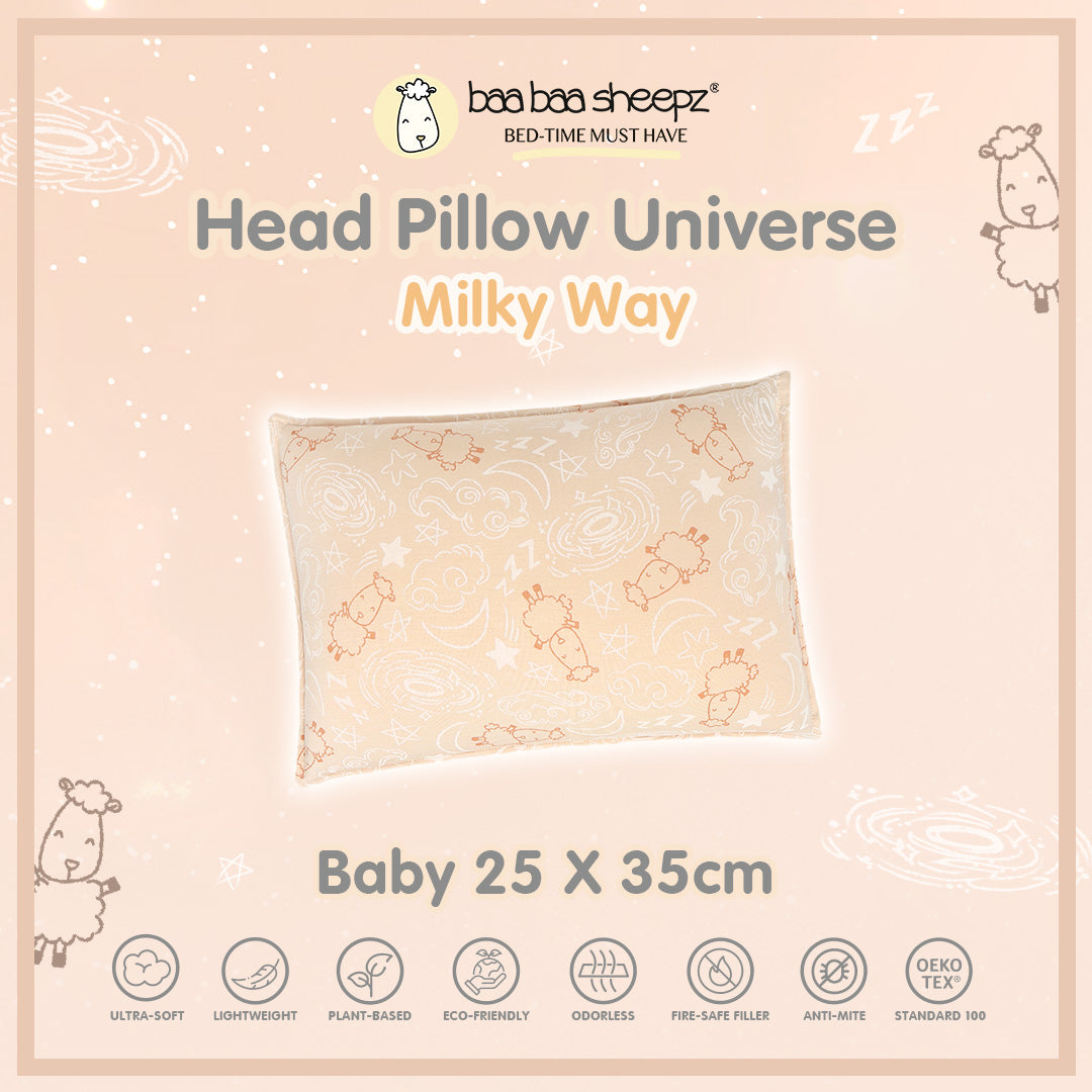 BBS Baa Baa In The Universe New Milky Way Head Pillow Baby 25X35cm
