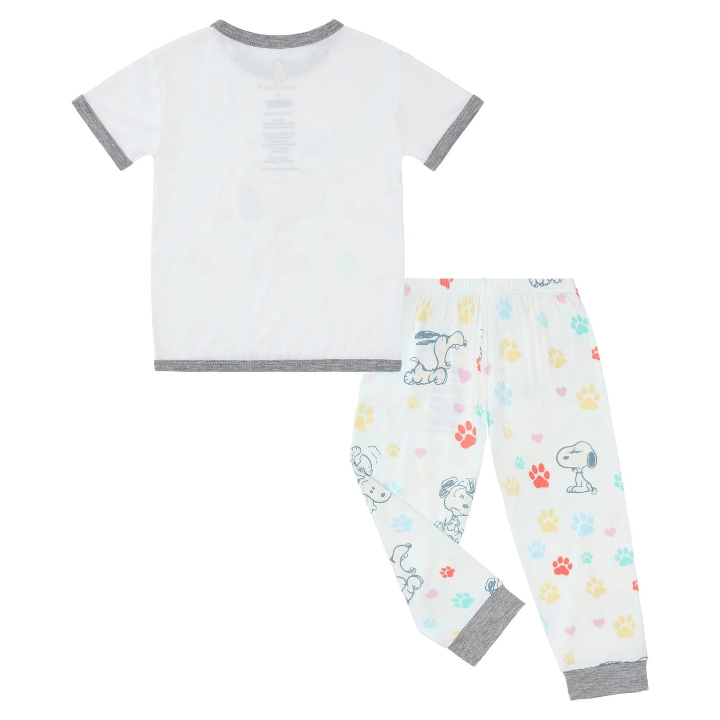 BBS X Snoopy Dreamy Paws Short Sleeve Shirt S03 White + Pants S01 White