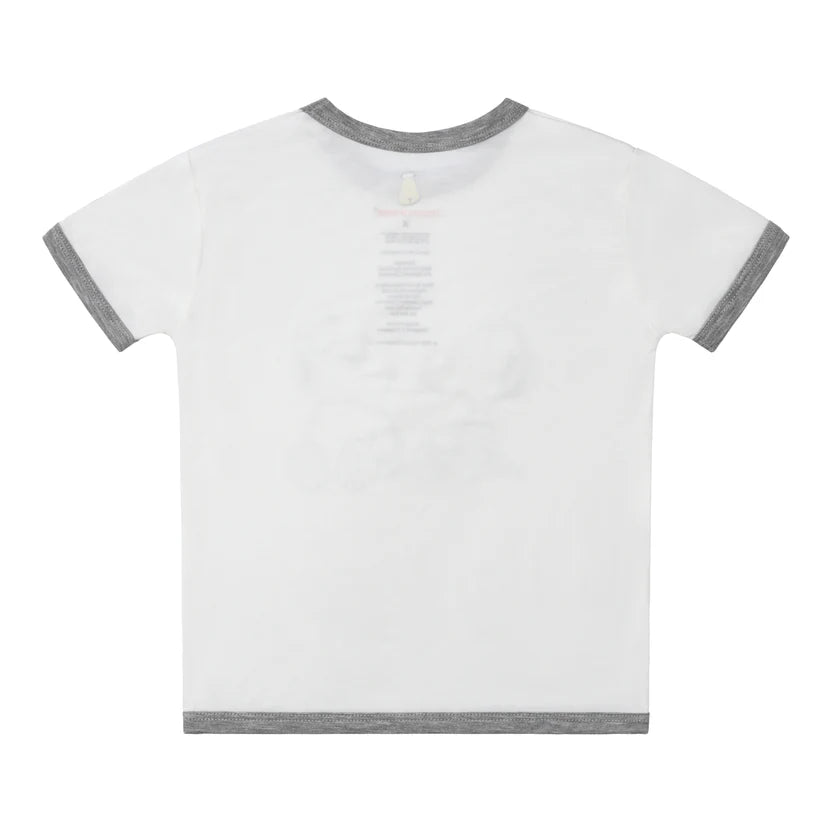 Baabaasheepz X Snoopy Short Sleeve Shirt S31 White + Pants S31 White