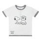 Baabaasheepz X Snoopy Short Sleeve Shirt S31 White + Pants S31 White