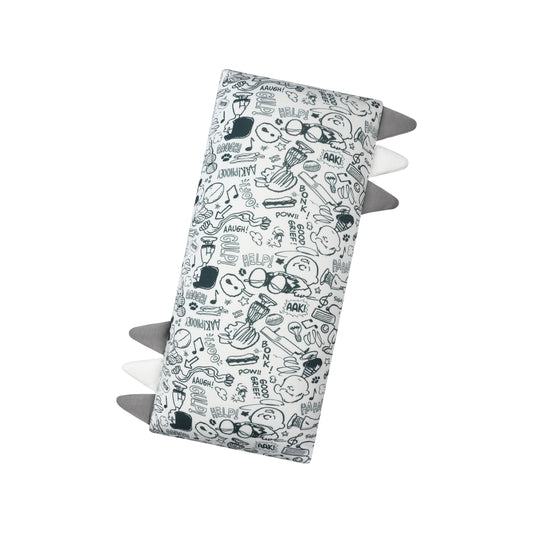 BBS Bedtime Buddy Snoopy Everyday Grey S46 White - Medium (size 18x38cm)