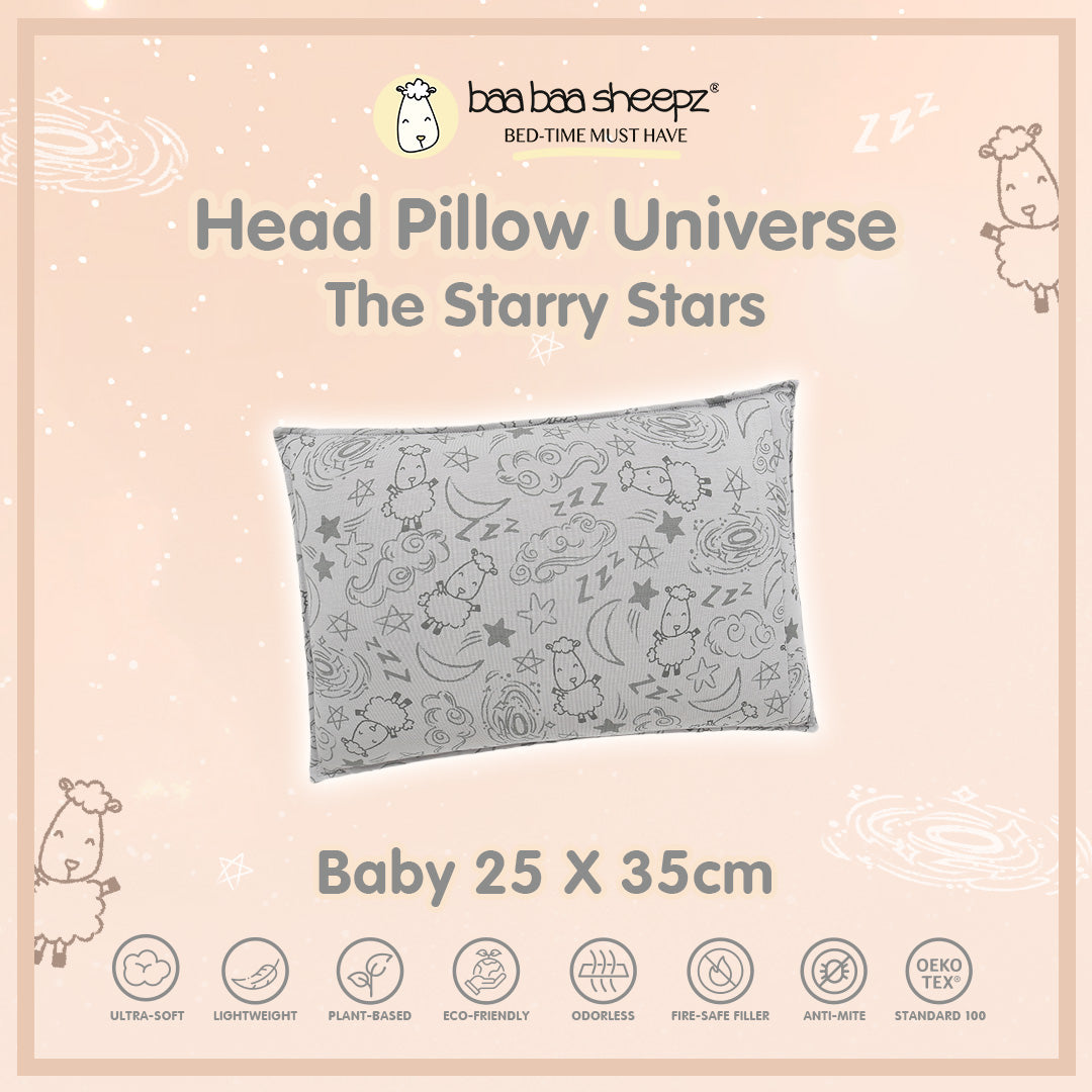 BBS Baa Baa In The Universe New Starry Star Head Pillow Baby 25X35cm