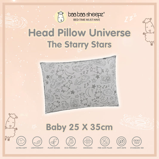 BBS Baa Baa In The Universe New Starry Star Head Pillow Baby 25X35cm
