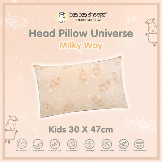 BBS Baa Baa In The Universe New Milky Way Head Pillow Kids 30X47cm