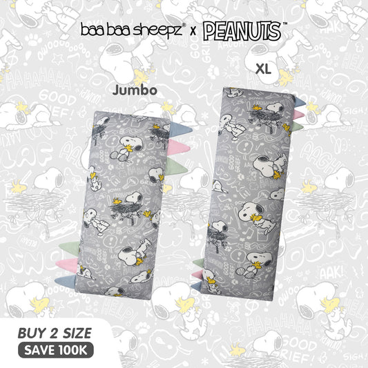 BBS Bundle Snoopy Everyday Grey S45 Grey - 02 (XL/Jumbo)
