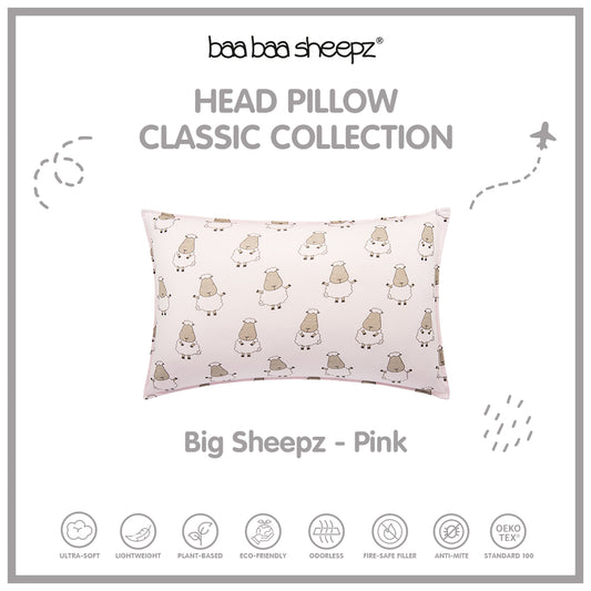 BBS Head Pillow Big Sheepz Pink - Kids