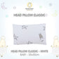 BBS Head Pillow Big Star Sheepz White