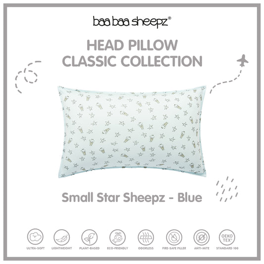 BBS Head Pillow Small Star & Sheepz Blue - Kids