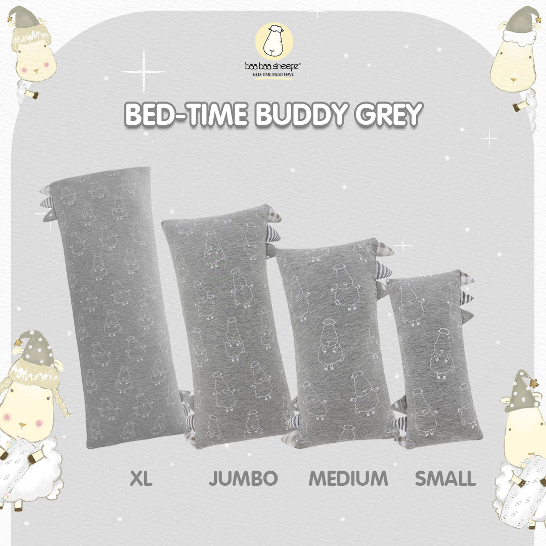 BBS Bedtime Buddy Big Sheepz Grey - Jumbo (size 23x53cm)