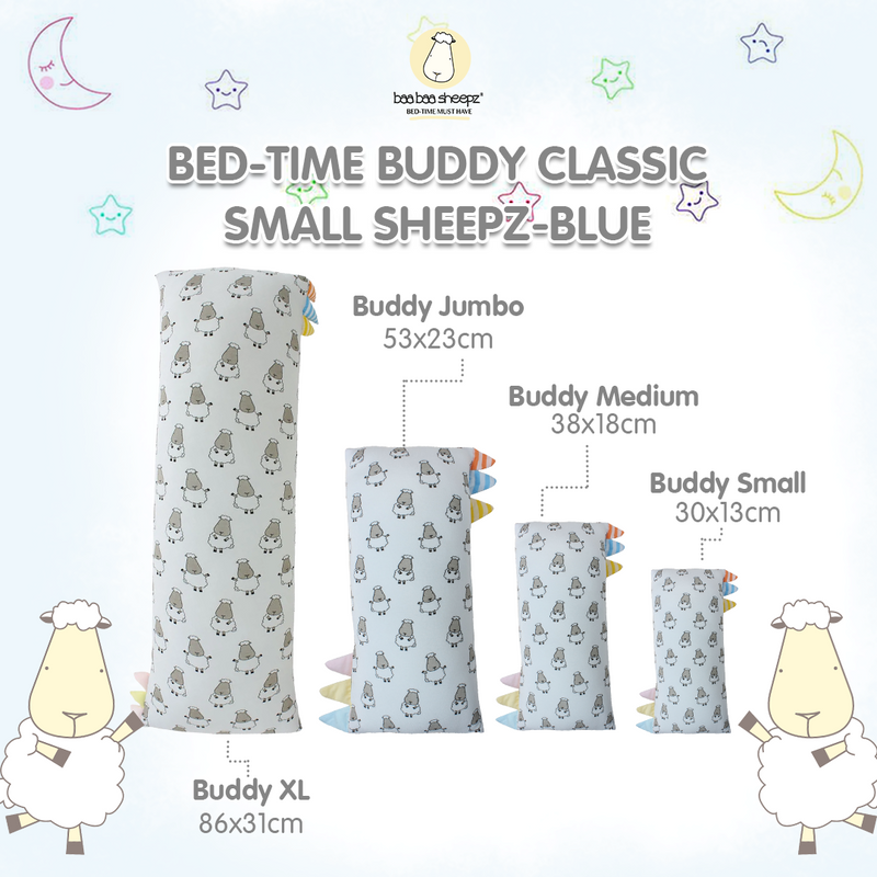 BBS Bedtime Buddy Small Sheepz with Color & Stripe tag (S/M/L/XL)