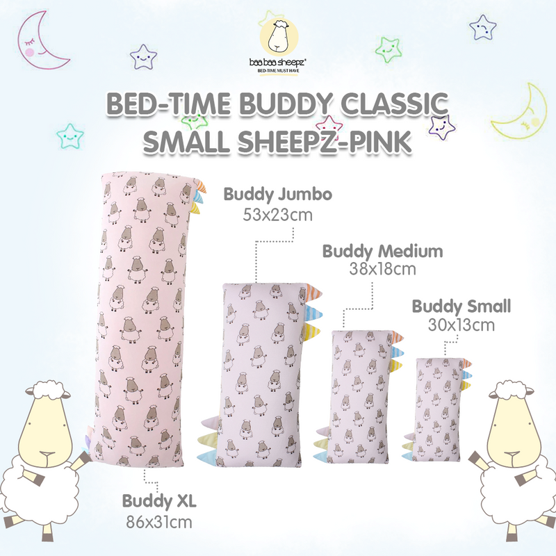 BBS Bedtime Buddy Small Sheepz with Color & Stripe tag (S/M/L/XL)