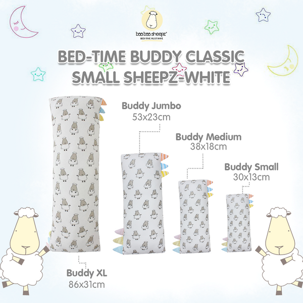 Baabaasheepz Bedtime Buddy Small Sheepz with Color & Stripe tag (S/M/L/XL)