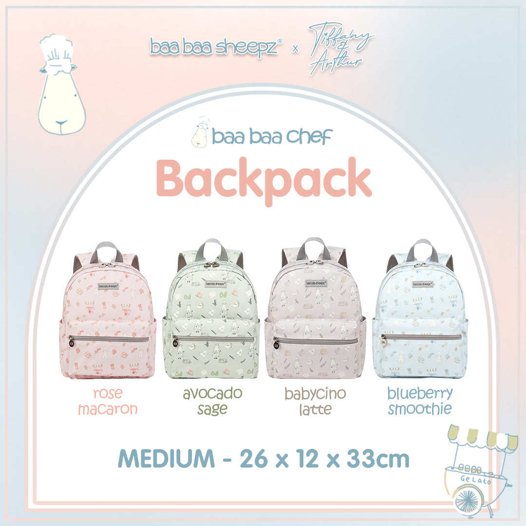 BBS Backpack Chef Medium Blueberry Smoothie (size 26x33x12cm)