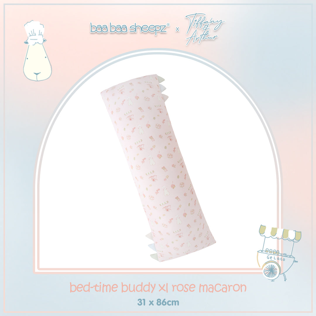 BBS Bedtime Buddy Chef Baa Baa Rose Macaron - XL (size 31x86cm)