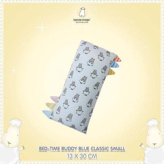 BBS Bedtime Buddy Small Sheepz Blue with Color & Stripe tag - Small (size 13x30cm)