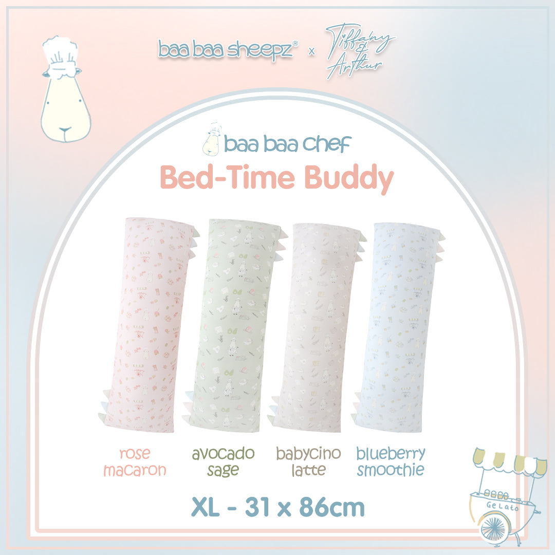 BBS Bedtime Buddy Chef Baa Baa Rose Macaron - XL (size 31x86cm)
