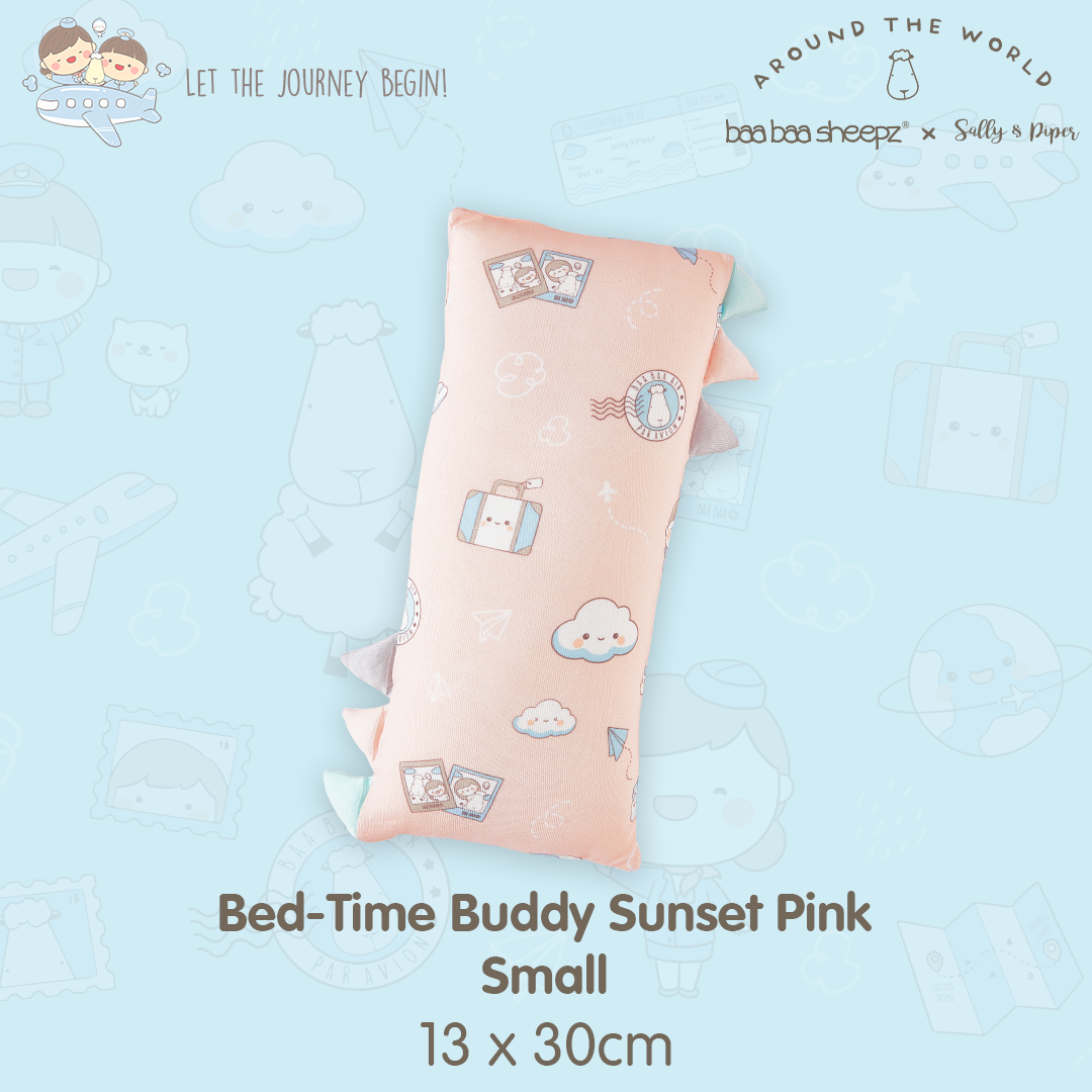 BBS Bedtime Buddy Sallyandpiper Small Sunset Pink (size 13x30cm)