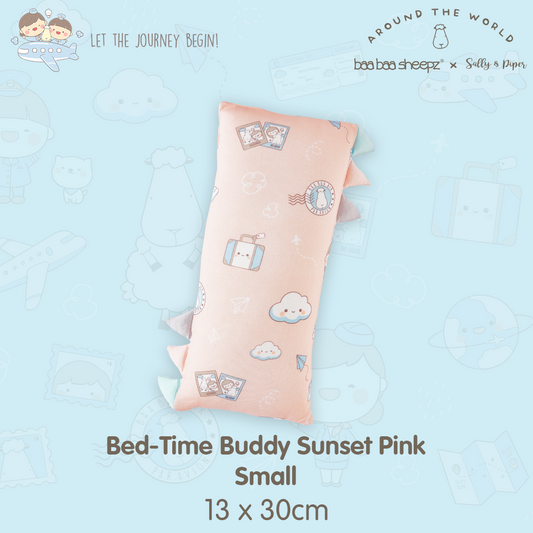 BBS Bedtime Buddy Sallyandpiper Small Sunset Pink (size 13x30cm)