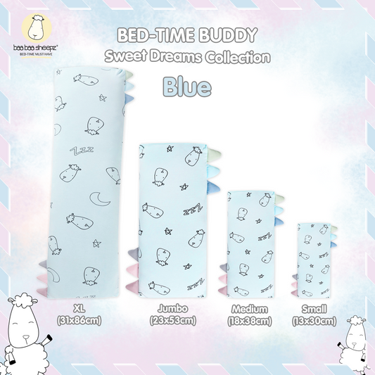 BBS Bedtime Buddy Sweet Dreams Baa Baa Blue with Color tag S/M/L/XL