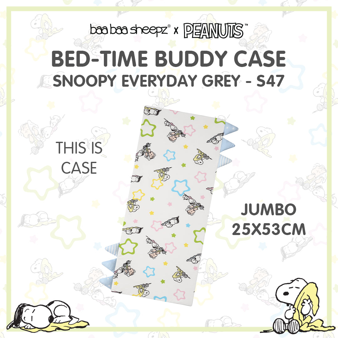 Baabaasheepz X Snoopy Buddy Case S47 White - Jumbo