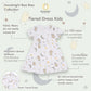 BBS Tiered Dress Goodnight Baa Baa White Kids 3-12 Years