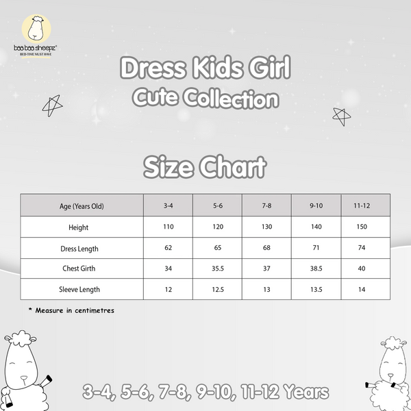BBS Tiered Dress Cute Big Star & Sheepz White Kids