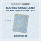 Baabaasheepz X Snoopy Single Layer Blanket S40 Blue - 36M