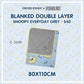 Baabaasheepz X Snoopy Double Layer Blanket S40 Blue - 36M