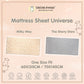 Baabaasheepz Mattress Sheet Baa Baa in the Universe New Milky Way / Starry Stars / Sprei Kasur