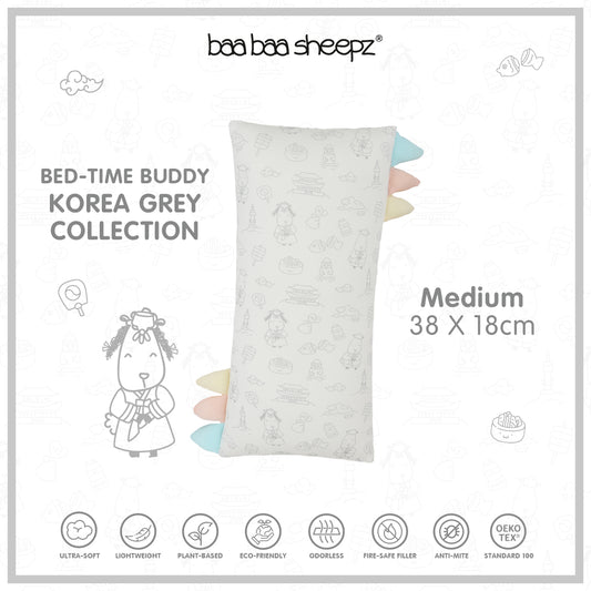 BBS Bedtime Buddy K03 White with Color tag - Medium (size 18x38cm)