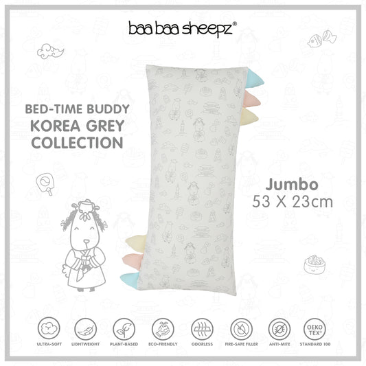 BBS Bedtime Buddy K03 White with Color tag - Jumbo (size 23x53cm)