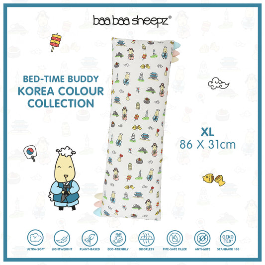 BBS Bedtime Buddy K05 White with Color tag - XL (size 31x86cm)