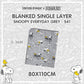 Baabaasheepz X Snoopy Single Layer Blanket S41 Grey - 36M