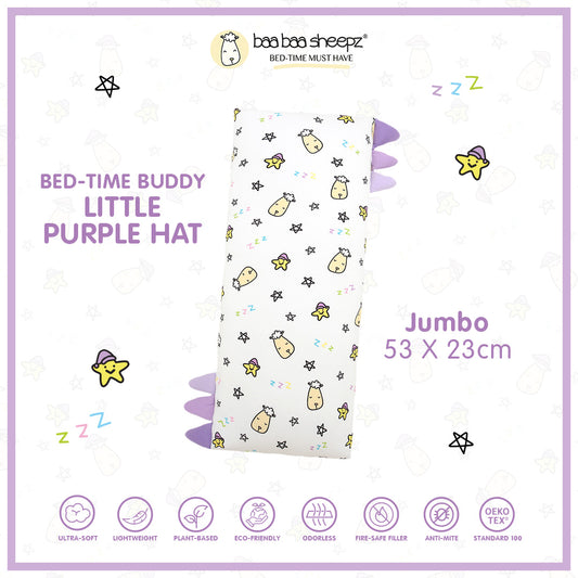 BBS Bedtime Buddy Little Purple Hat A Pearl with Color tag - Jumbo (size 23x53cm)
