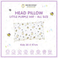 BBS Head Pillow Little Purple Hat A Pearl Kids - 30x47cm