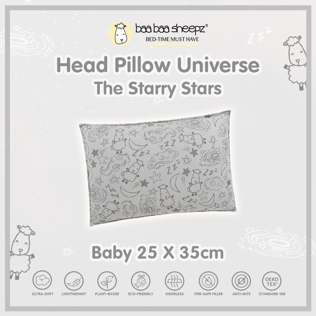 BBS Baa Baa In The Universe New Starry Star Head Pillow Baby 25X35cm