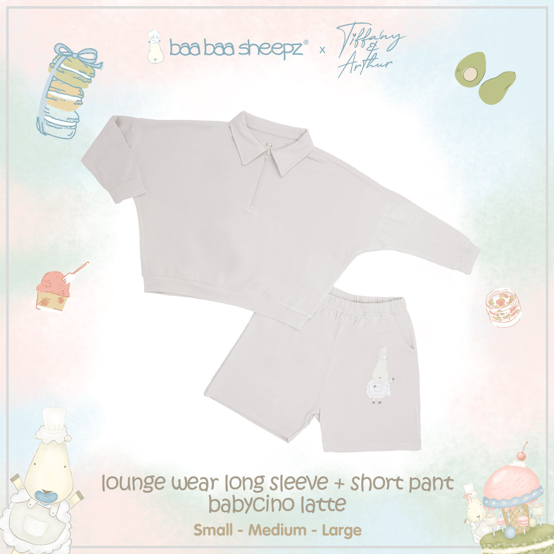 BBS Chef  Kids Long Sleeve Shirt + Shorts Pant Chef Baa Baa