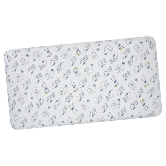 BBS X Snoopy Mattress Sheet Dreamland Doodles 91x191x32cm (Single / Super Single Bed)