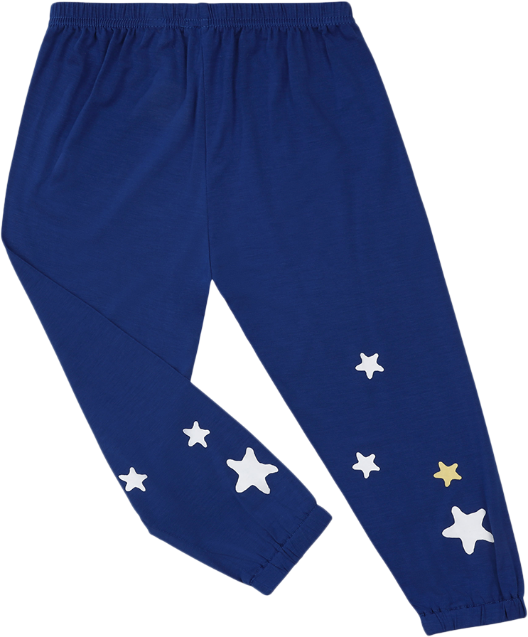 Baabaasheepz X Snoopy Short Sleeve Shirt S32 White + Pants S32 Blue