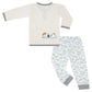 BBS X Snoopy Dreamland Doodles Pyjamas Set S05 Yellow + Pants S02 White