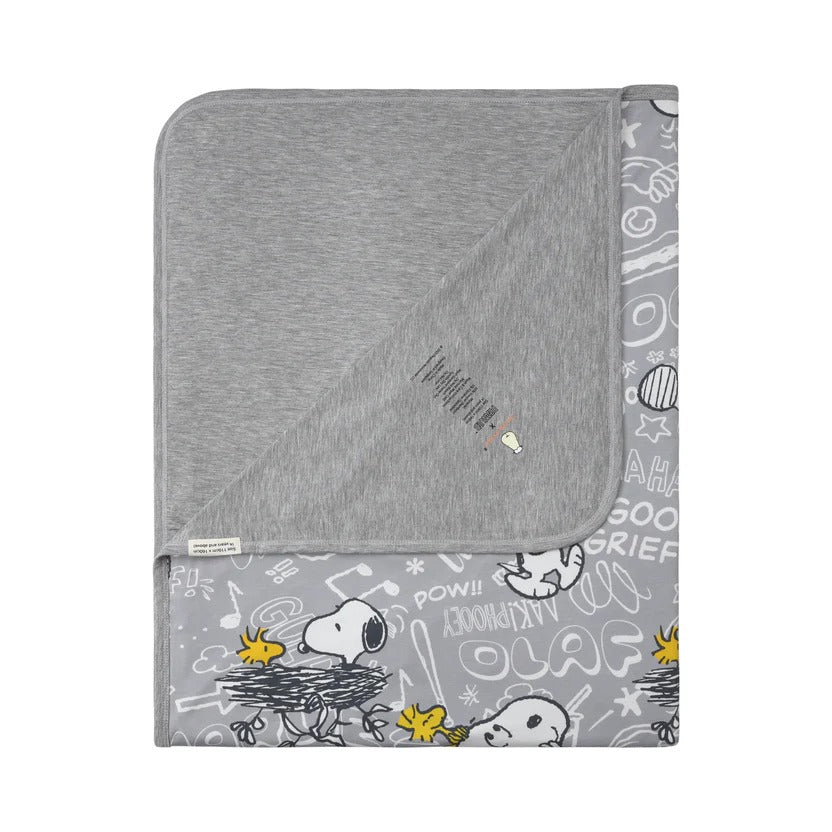Baabaasheepz X Snoopy Double Layer Blanket S41 Grey - 36M