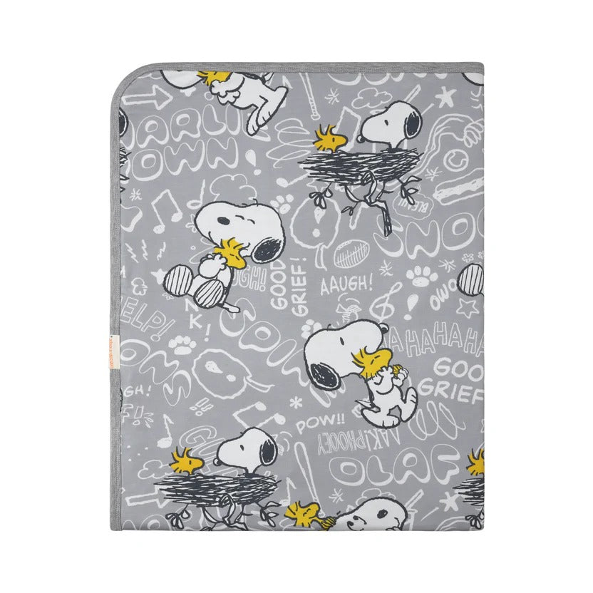 Baabaasheepz X Snoopy Double Layer Blanket S41 Grey - 36M