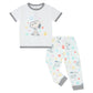 BBS X Snoopy Dreamy Paws Short Sleeve Shirt S03 White + Pants S01 White