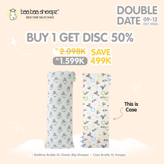 BBS Buy 1 Get Discount 50% Bedtime Buddy XL + Case Snoopy