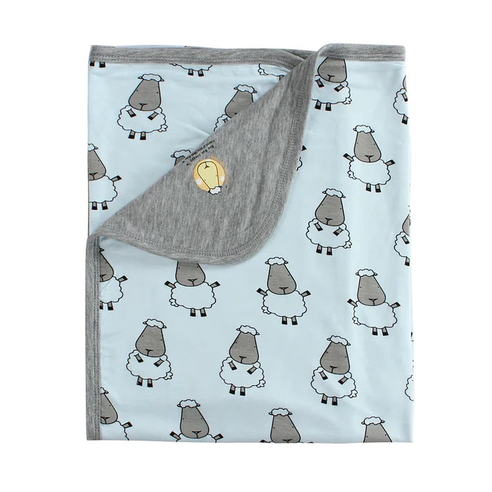 Double Layer Blanket Big Sheepz Blue - 36M