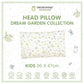 BBS Head Pillow Dream Garden A Cream - Kids