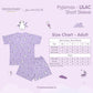 BBS Pyajamas Set Short Sleeve Flamingo Adult